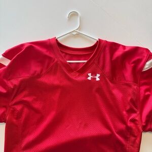 Under Armour Red Football Practice Jersey